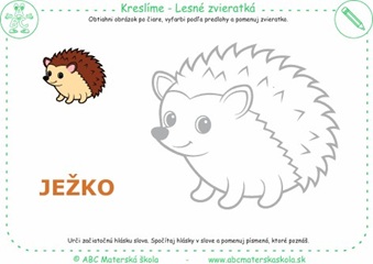 Pomenuj lesné zvieratká