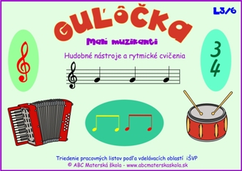 Guľôčka - Malí muzikanti - Hudobné nástroje a Rytmické cvičenia - Ukážka