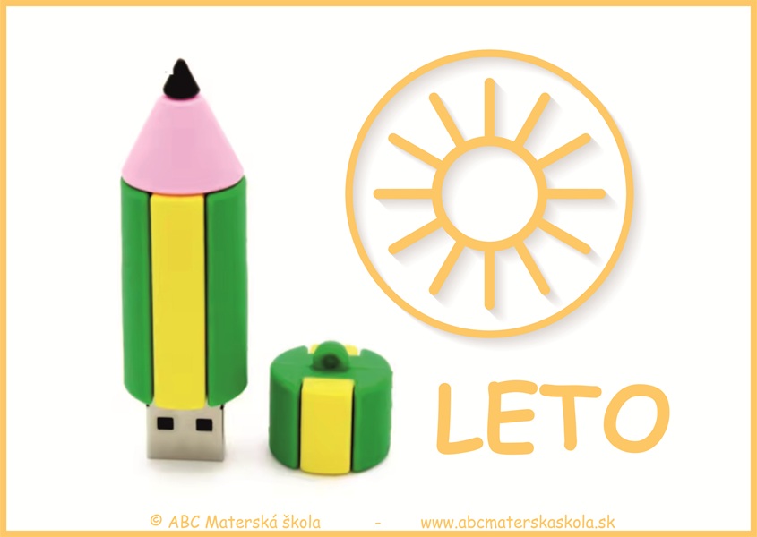 USB Šikovná pastelka LETO