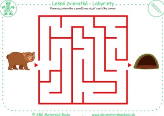 Labyrinty Lesné zvieratká