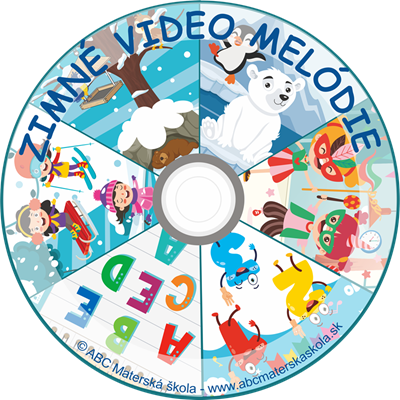 ABC DETSKÉ VIDEO PIESNE - CD/USB Zimné melodické vzdelávanie
