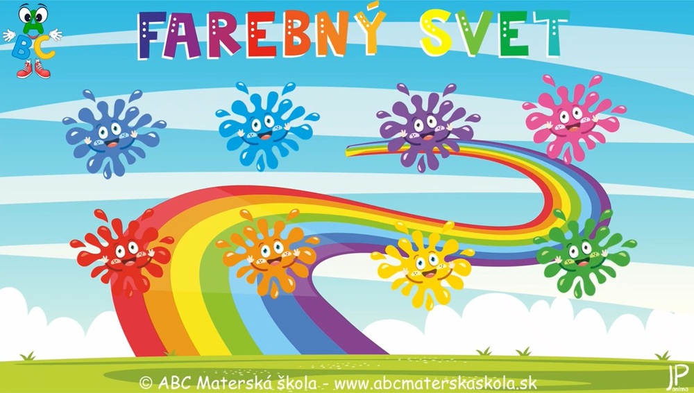 Zaspievaj si: Farby farbia farebný svet, maľujem kreslím farebnú spleť...