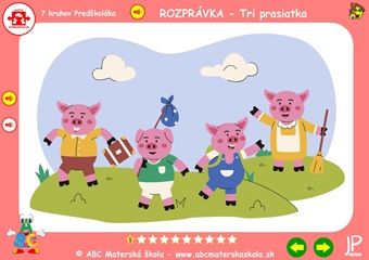 Zvuková rozprávka Tri prasiatka_scéna_01