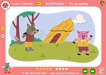 Zvuková rozprávka Tri prasiatka_scéna_06