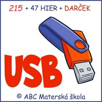 200 + 47 Interaktívnych Hier na USB kľúči + DARČEK Príprava do školy